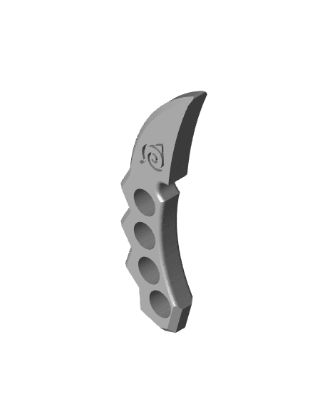 Shuriken & Chakra Blade (big/small) 3d model