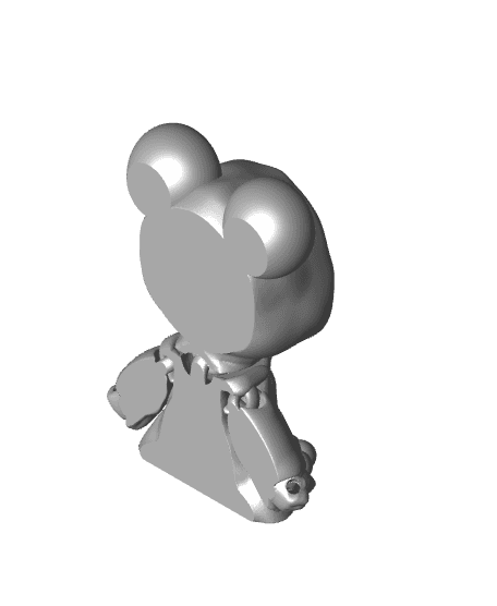 Grumpy Grim Bear 3d model