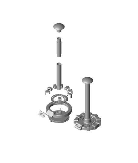 MK 3 Arc Reactor Helmet Stand #FranklyBuilt 3d model