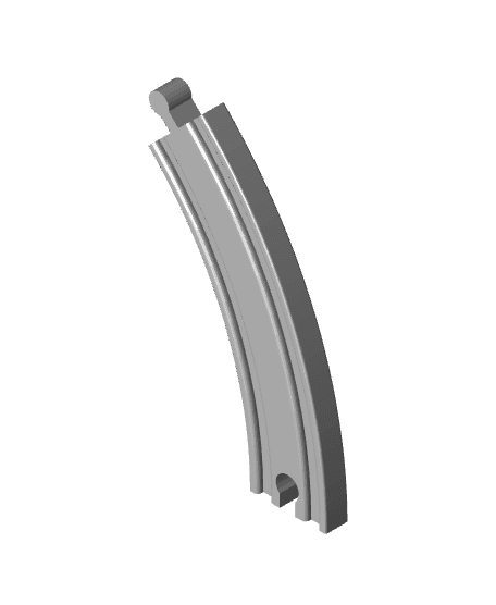 BRIO Style Train Track, Curve, E 3d model