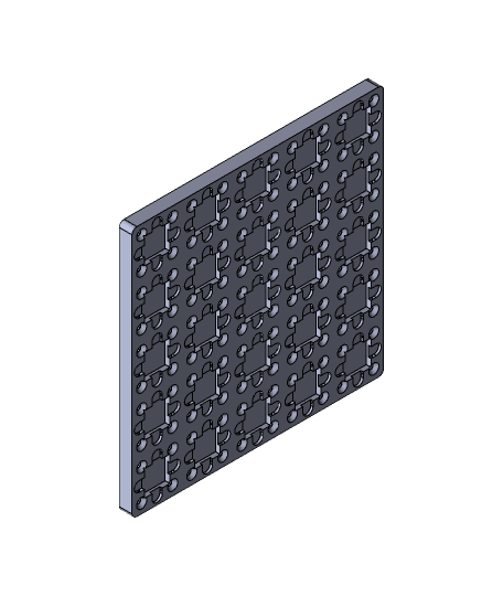 #Gridfinity Weighted Base SolidWorks Native Model 3d model