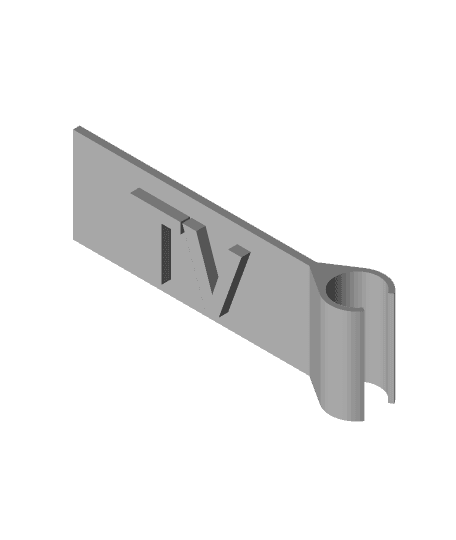 Cable Label 3d model