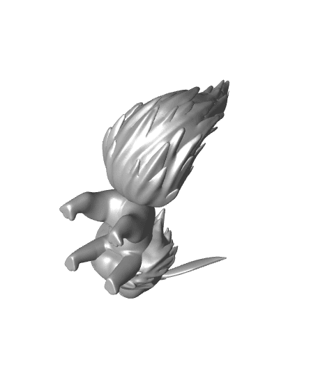 Pokemon Flareon #136 - Optimized for 3D Printing 3d model