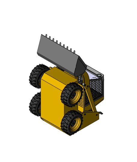 bobcat assembly 3d model