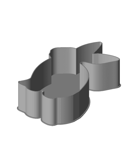 Rabbit 00A8, nestable box (v2) #SpringThangs 3d model