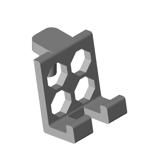 Swivel Phone Stand - 40mm Desk 3d model