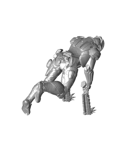 SCIFI - Human Man Soldier dual shot 1.stl 3d model