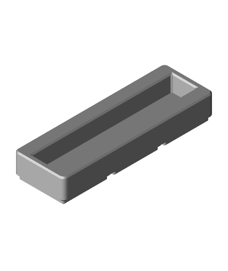 Gridfinity Milwaukee Fastback Knife Holder 3d model