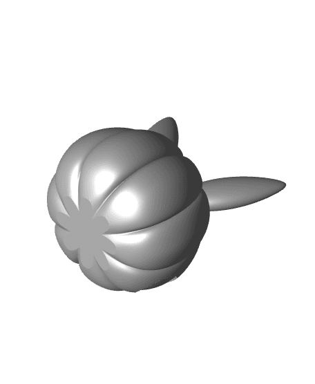 Pika Pumpkin (+Bambu 3mf files) 3d model