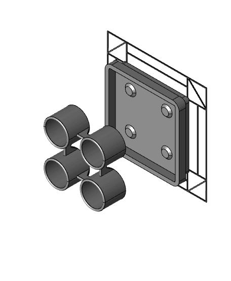 Gridfinity Hobby Knife Stand 3d model