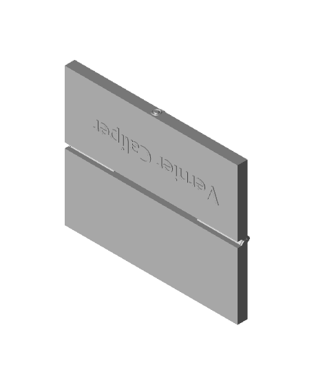 Parametrised Vernier Caliper Case 3d model