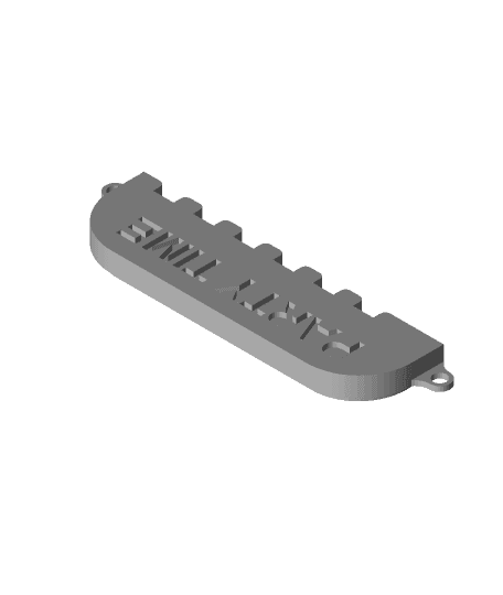 LED Backpack Top PCB Housing V1 Secondary Board 3d model