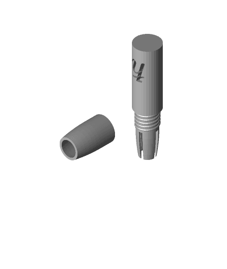 chalkholder_hbar.stl 3d model