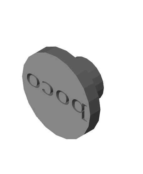 M6-Bolt-Head-Insert.obj 3d model