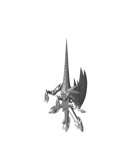 Blue Eyes Ultimate Dragon 3d model