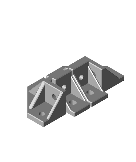 2020 Extrusion Mounts.stl 3d model