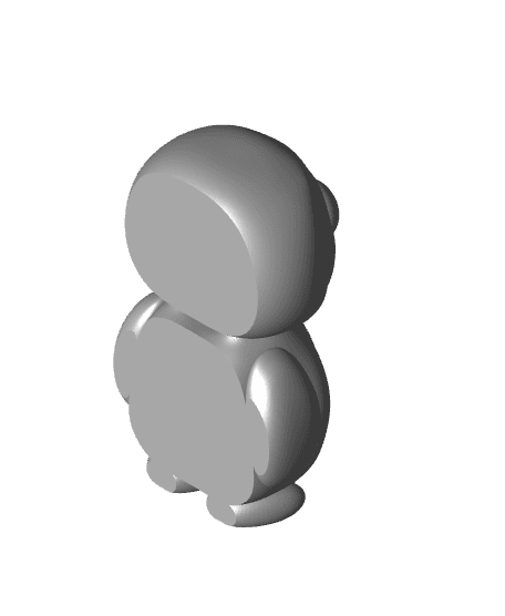 Little Penguin 3d model