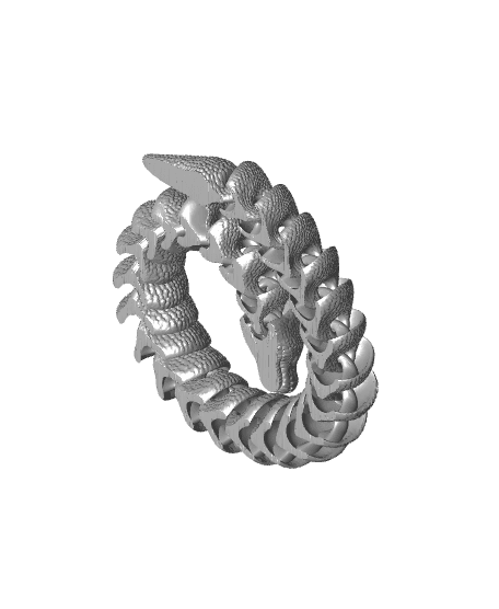 Flexi Ball Python Snake 3d model