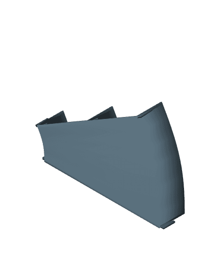 2 lane 30 degree corner 3d model