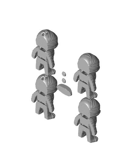 Halloween Flexi Mummy 3d model