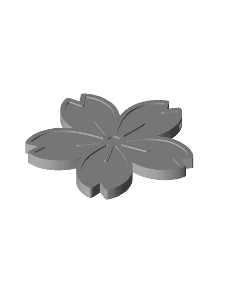 Sakura (Cherry Blossom) Charm 3d model