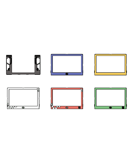 Voron BigTreeTech 4.3" PI TFT Mount - Hex & LDO designs! 3d model