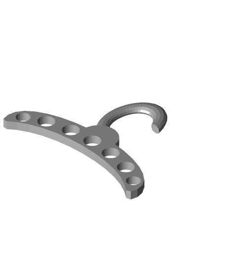 Scarf hanger 3d model