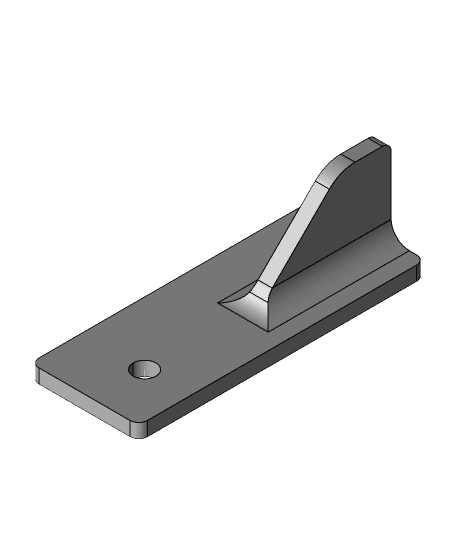 Z-limit +2.6mm flag for Anycubic Mono 4k  3d model