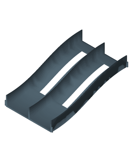 2 lane 100mm raise 400 mm ramp.3mf 3d model