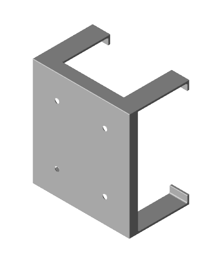 TinyPilot Raspberry Pi based KVM Wall Mount 3d model