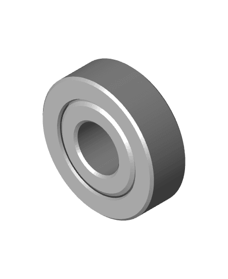 608zz bearing print-in-place 3d model