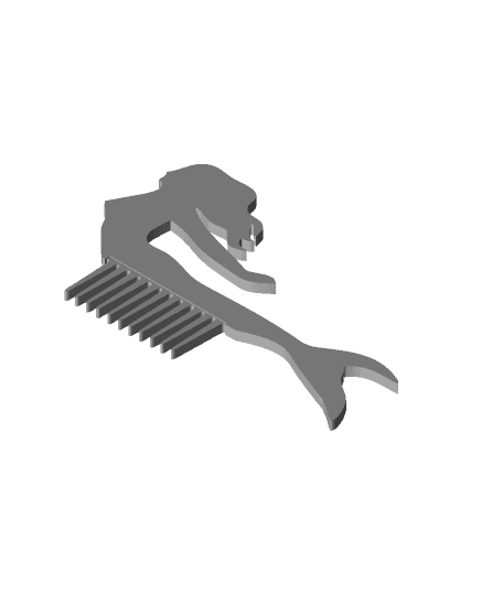 mermaid_comb.stl 3d model