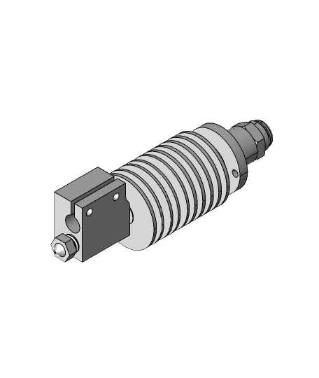 Anycubic Kobra Max Hot end .step 3d model