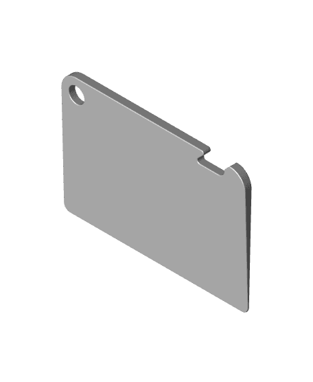 Squeegee with bottle opener  3d model