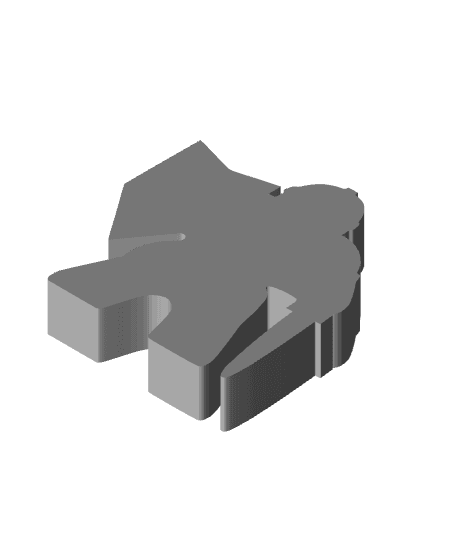 Fighter Meeple 3d model