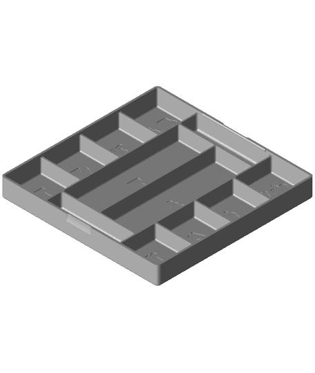 Chess & Checkers & 9 Men's Morris Board (with Storage Box) 3d model