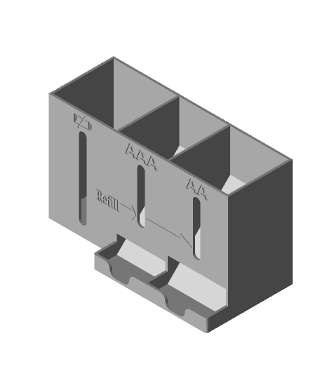 Battery dispenser.stl 3d model