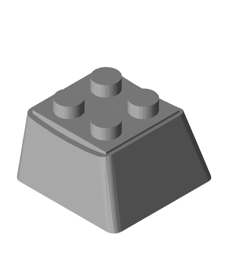 lego keycap 3d model