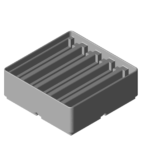 Gridfinity 5x lcd display Holder.stl 3d model