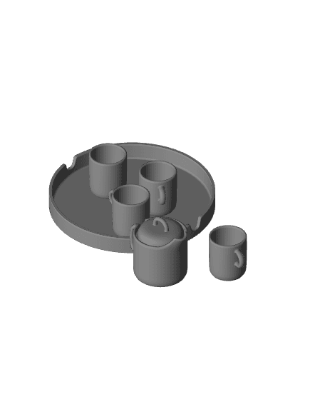 Grey Bliss Set.obj 3d model