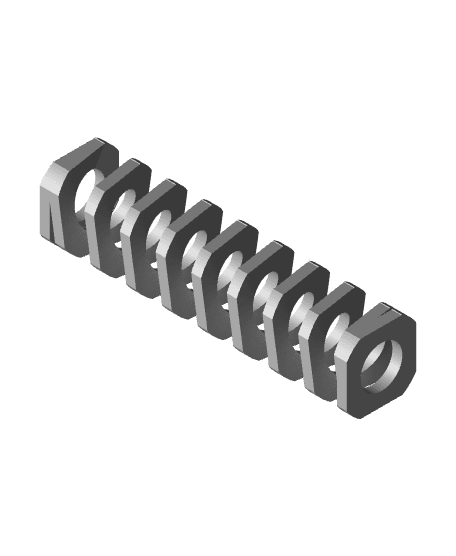 TP Holder dowel with spring 3d model