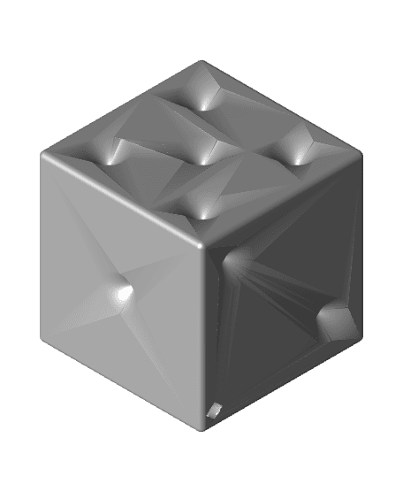 Rearview Mirror Dice 3d model