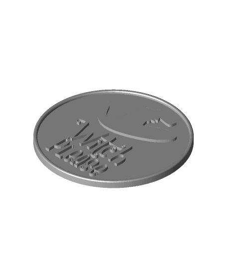 Witch Please Coaster 3d model