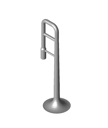 Alto trombone 3d model