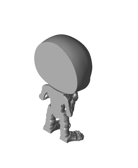 Halloween Skelly 3d model