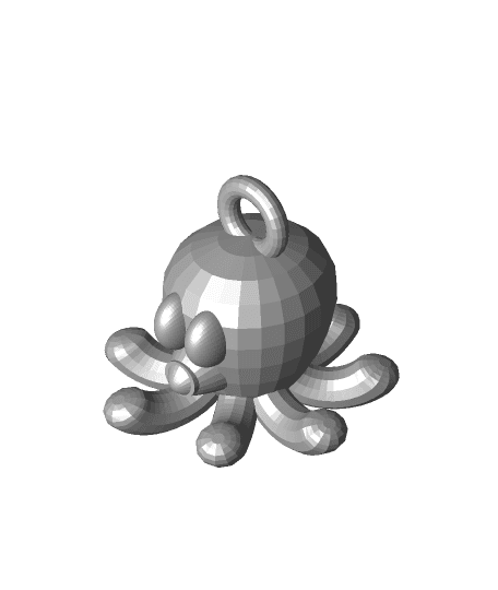 Keychain Octo 3d model