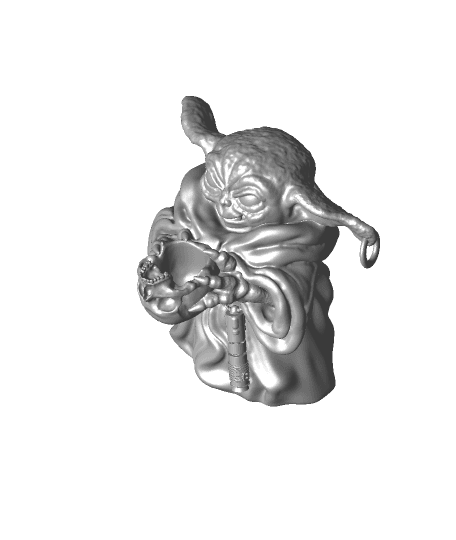 Evil baby Yoda (Grogu) 3d model