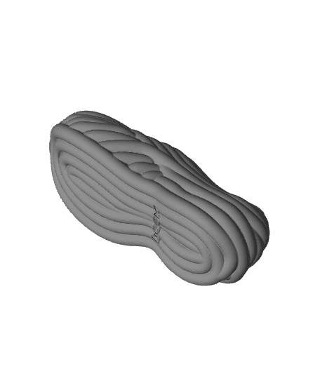 Shoe Laces Cocoon Sneaker 3d model