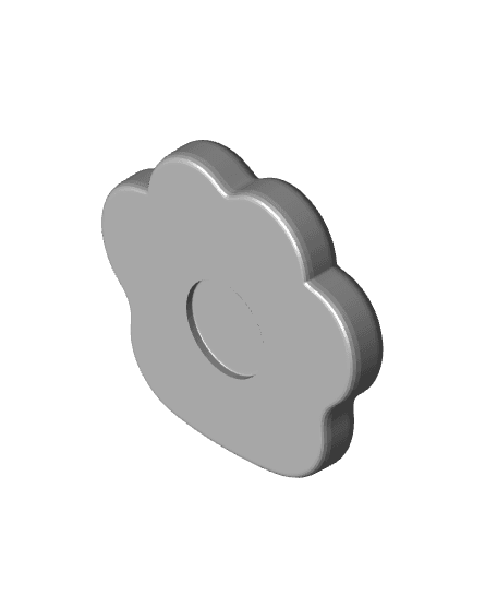 Cat paw Magnet 3d model