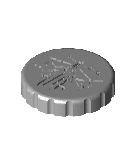 The Last of Us Firefly - Stash Jar Lid 3d model